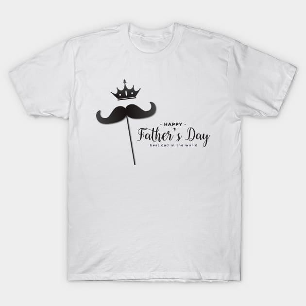 Happy Fathers Day T-Shirt T-Shirt by Design Storey